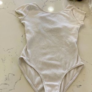 Abercrombie kids white bodysuit